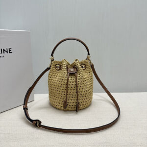 CELINE Teen Clara Woven Bag