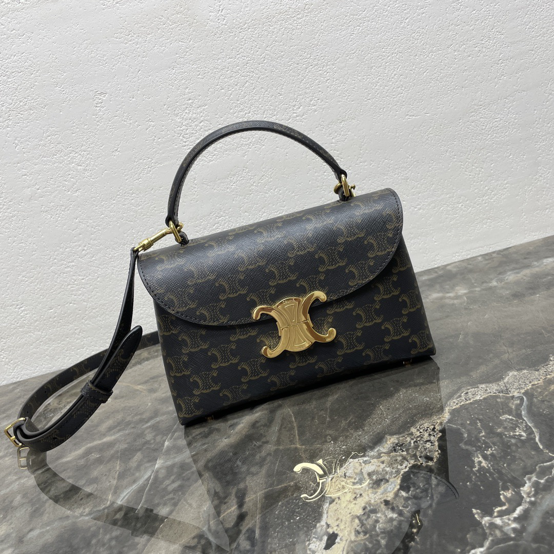 TEEN NINO C-Trim Leather Crossbody Bag