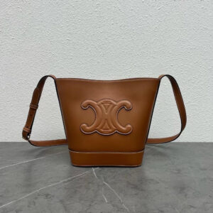 CELINE 2022 Spring/Summer CUIR Leather Bucket Bag