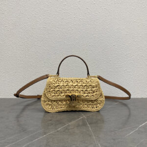 CELINE Teen Lola Small Raffia Handbag