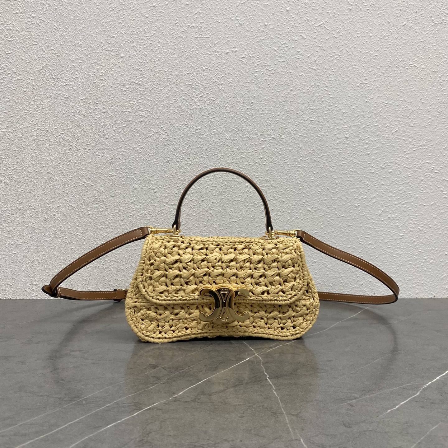 CELINE Teen Lola Small Raffia Handbag