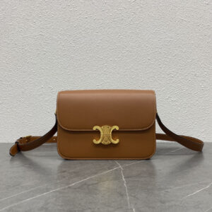 Triome Classic Leather Crossbody Bag