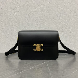 Triome Classic Leather Crossbody Bag