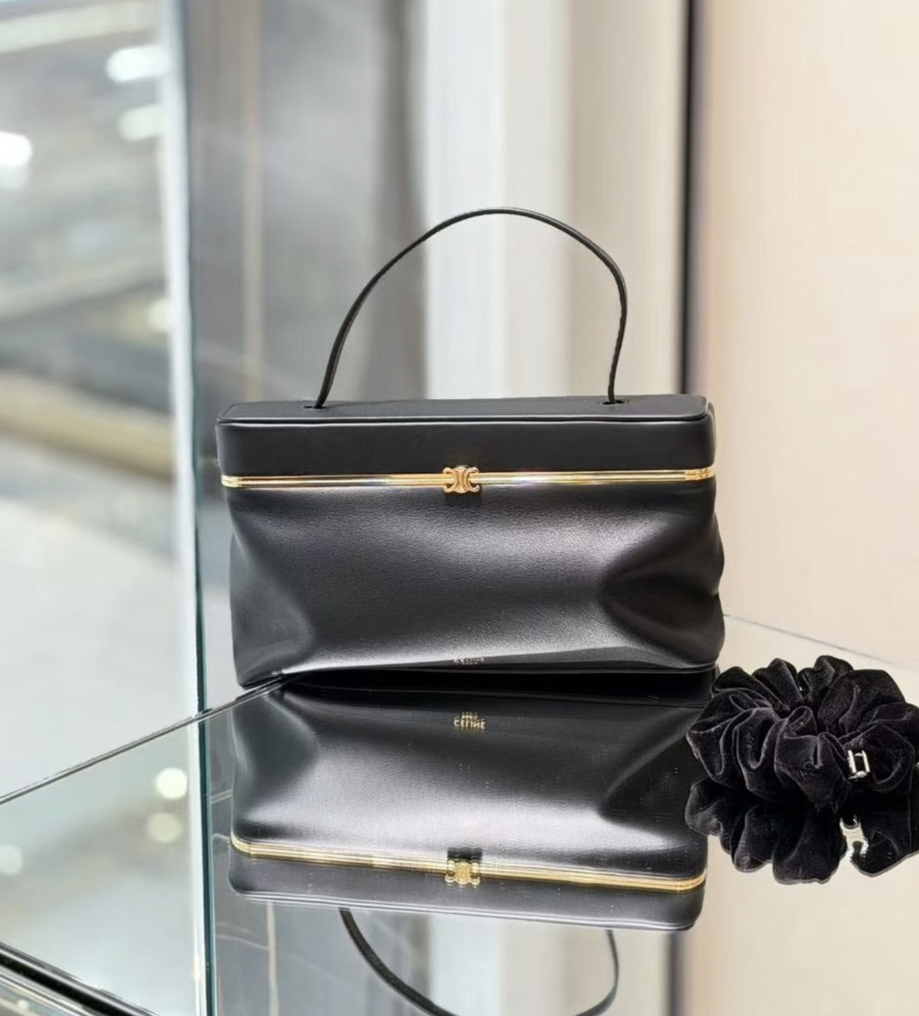 CELINE East-West Triome Frame Handbag