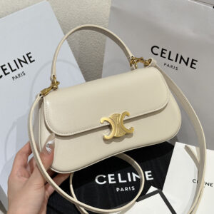 Teen Lola Logo Turn-Lock Calfskin Handbag