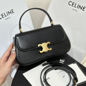 Celine Teen Lola Triomphe Leather Shoulder Bag