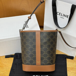 Celine Triomphe Small Bucket Shoulder Crossbody Bag