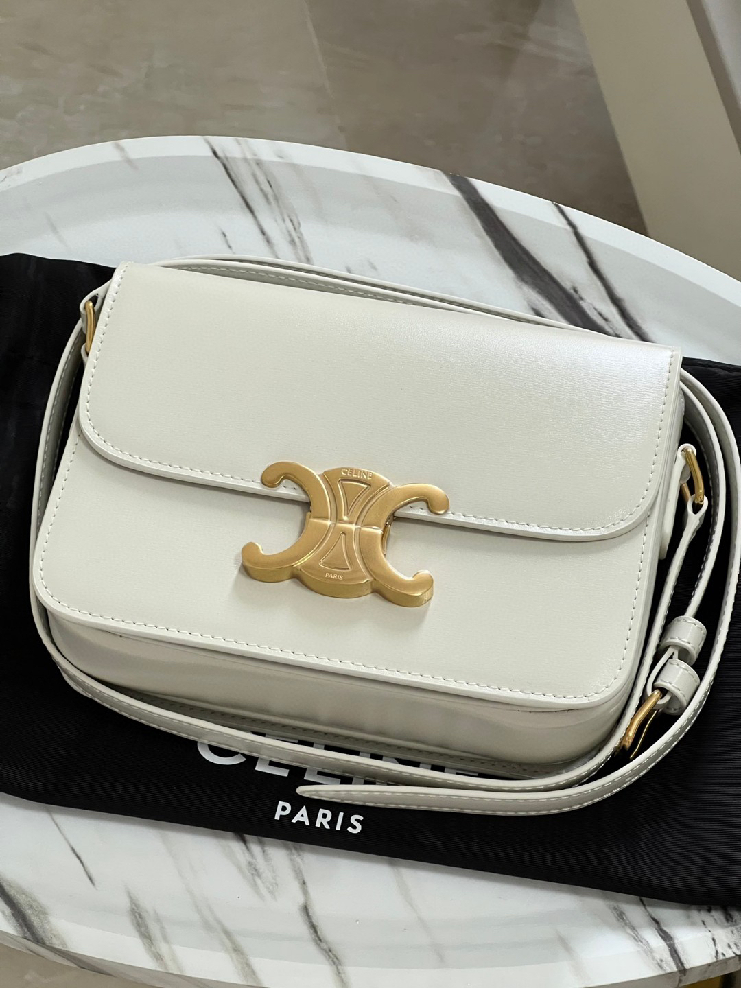 TRIOME Teen Small Leather Crossbody Bag