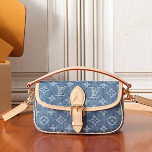 Louis Vuitton Nano Diane Denim Shoulder Bag