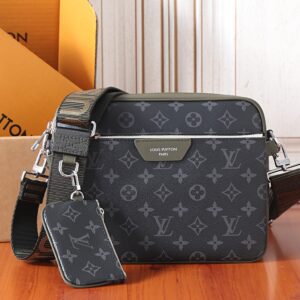 Louis Vuitton Trio Messenger Bag in Monogram Eclipse Canvas
