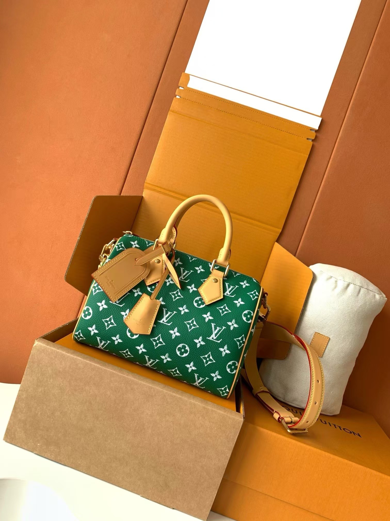 Speedy Bandoulière 25 Monogram Leather Handbag