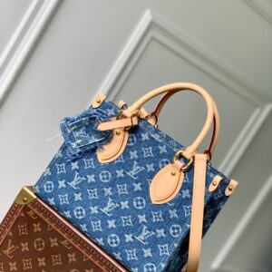 Louis Vuitton OnTheGo Small Tote Bag in Monogram Denim