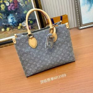 Louis Vuitton OnTheGo MM Tote Bag in Monogram Denim