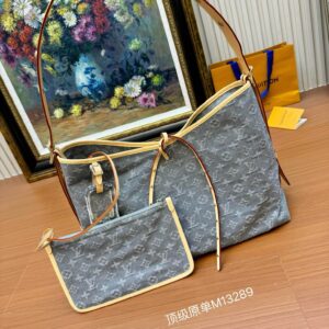 Louis Vuitton CarryAll Medium Handbag in Monogram Denim