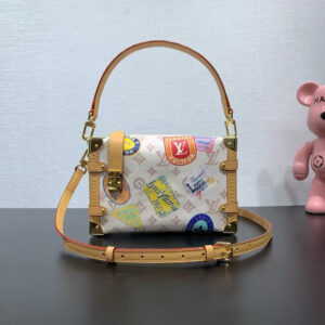 Louis Vuitton Side Trunk Medium Bag in Monogram Dune Canvas