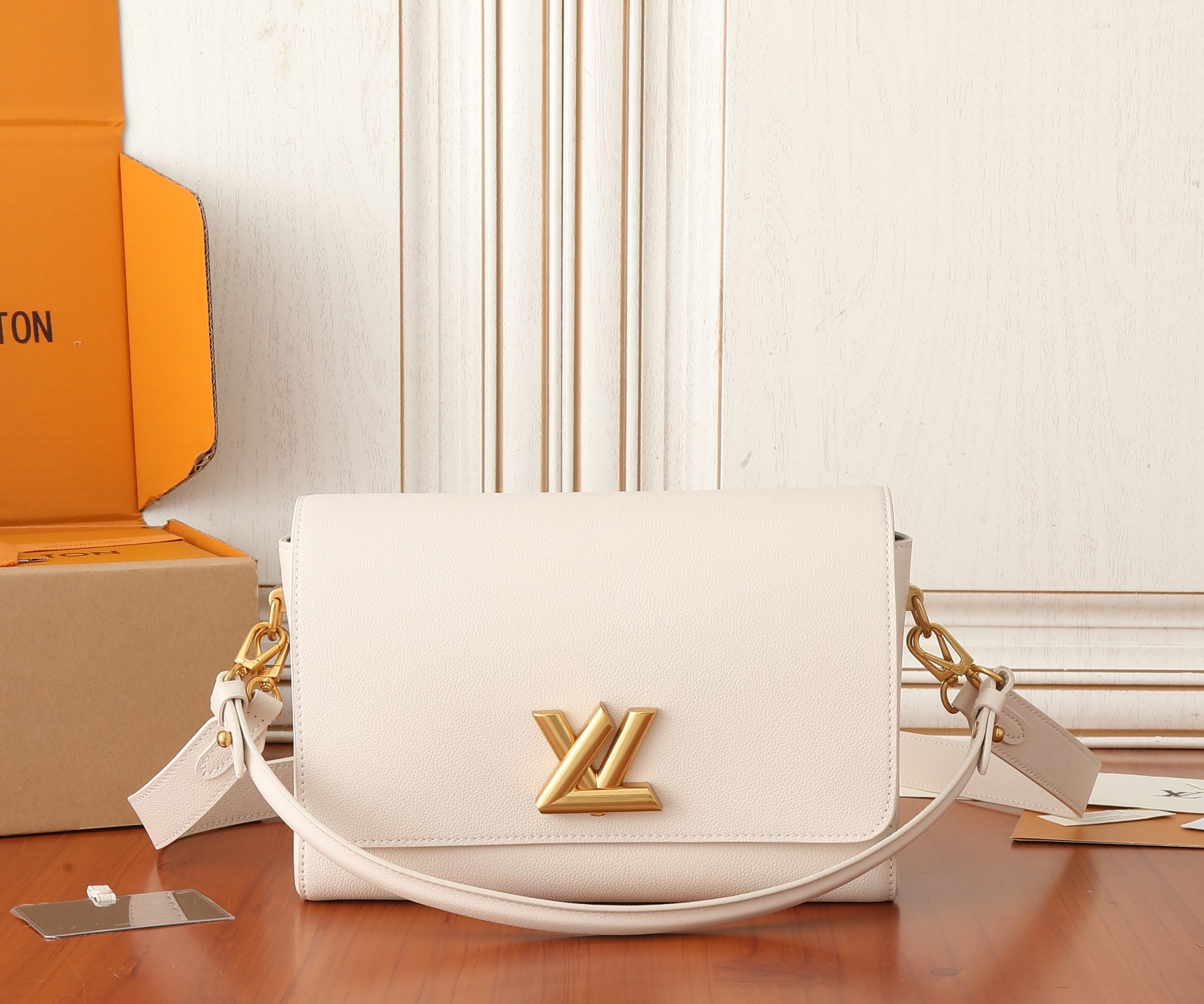 Louis Vuitton Soft Twist Leather Shoulder Bag