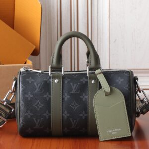 Keepall Bandoulière 25 Travel Bag in Monogram Eclipse Canvas