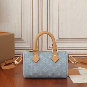 Nano Speedy Monogram Denim Handbag