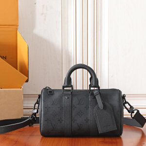 Louis Vuitton Keepall Bandouliere 25 Bag in Monogram Midnight