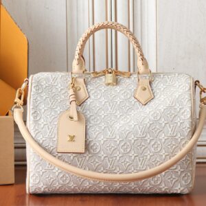 Louis Vuitton Speedy Soft 30 Monogram Emblème Handbag