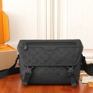 Louis Vuitton Voyager Small Messenger Bag in Monogram Shadow Cowhide Leather
