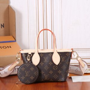 Louis Vuitton Neverfull BB Leather Crossbody Bag