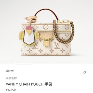 Louis Vuitton LV Crafty Vanity Chain Pouch M29782