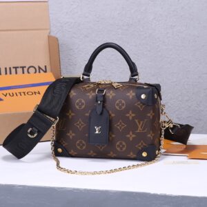 Louis Vuitton Petite Malle Souple Monogram Canvas Crossbody Bag
