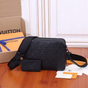 Louis Vuitton Duo Messenger Bag in Monogram Shadow Leather