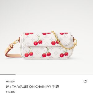 Louis Vuitton x Takashi Murakami Wallet On Chain Ivy Bag