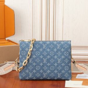 Louis Vuitton Coussin Small Denim Shoulder Bag
