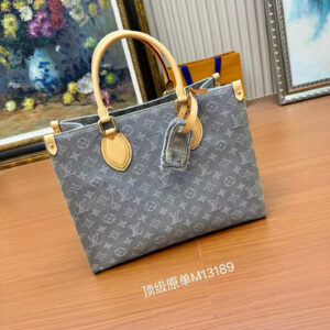 Louis Vuitton OnTheGo MM Tote Bag in Monogram Denim