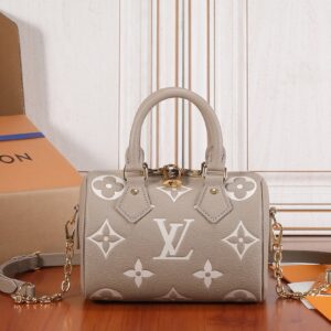 Louis Vuitton Speedy Bandouliere 20 Monogram Empreinte Leather Handbag