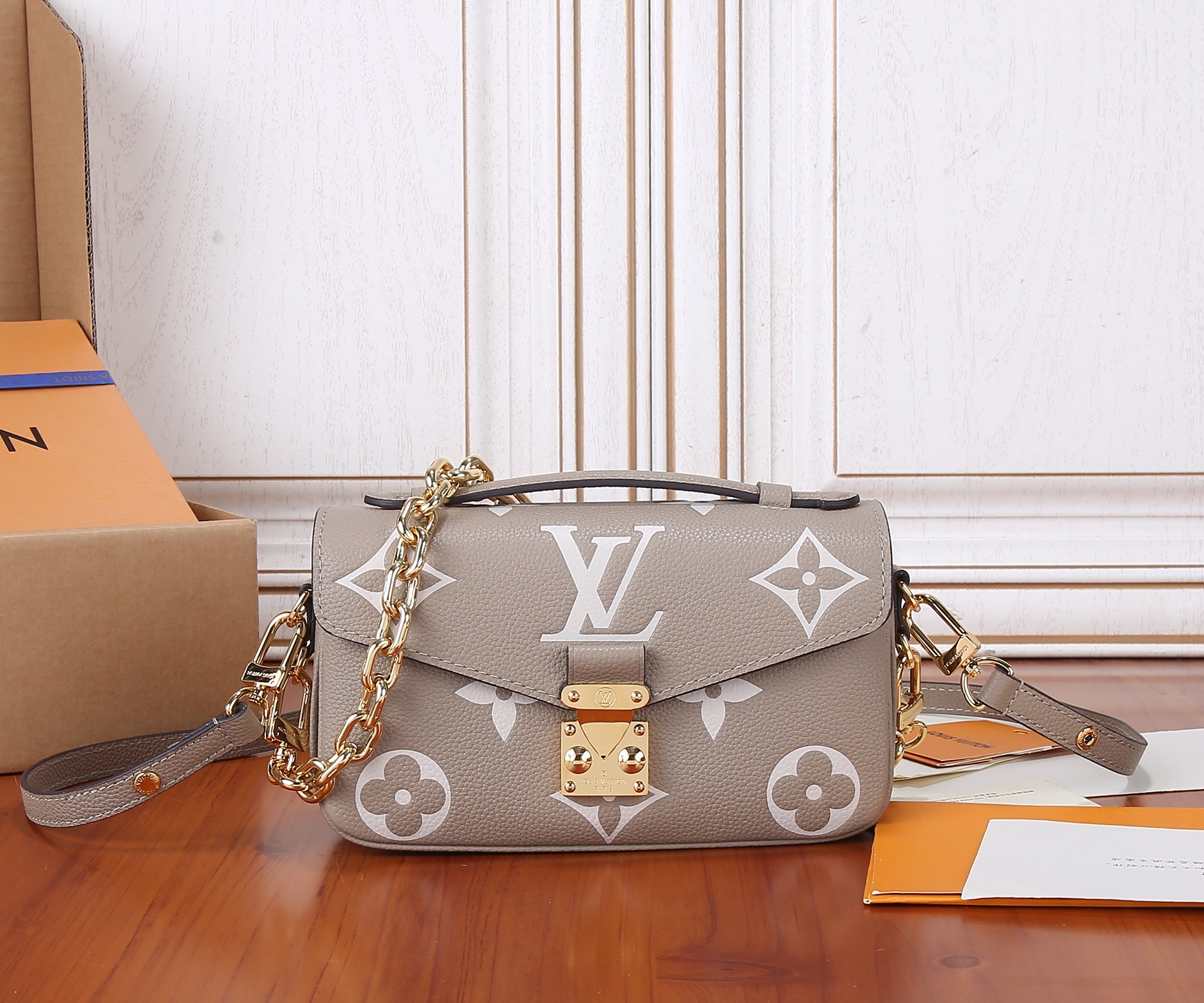 Pochette Métis East West Handbag in Monogram Empreinte Leather