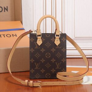 Louis Vuitton Petit Sac Plat Monogram Handbag M81295