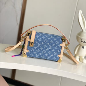 Louis Vuitton Side Trunk MM Denim Rendez-Vous M27450 Blue