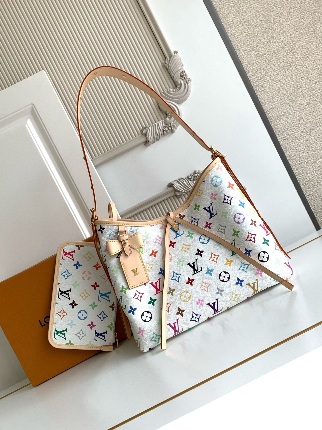 Louis Vuitton x Takashi Murakami CarryAll Small Bag