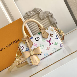 Louis Vuitton x Takashi Murakami Nano Speedy Handbag