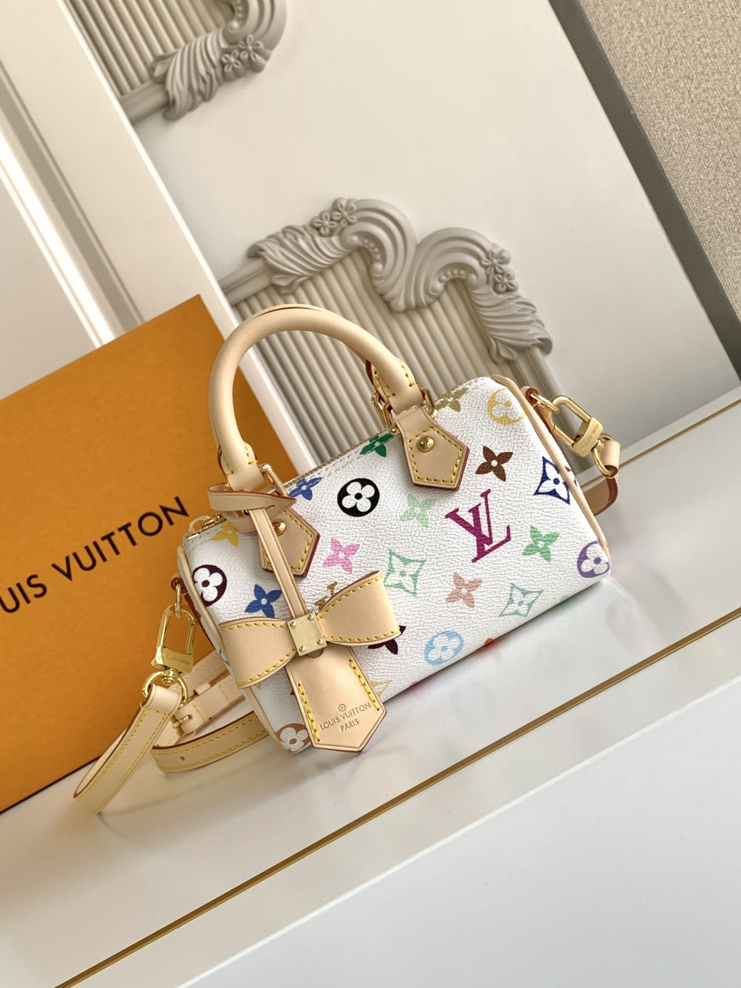 Louis Vuitton x Takashi Murakami Nano Speedy Handbag