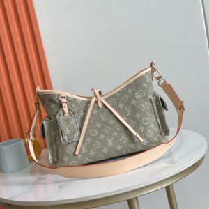 Louis Vuitton Carryall Cargo Small Denim Handbag
