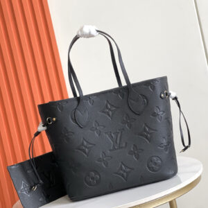 Louis Vuitton Neverfull MM Monogram Empreinte Leather Tote