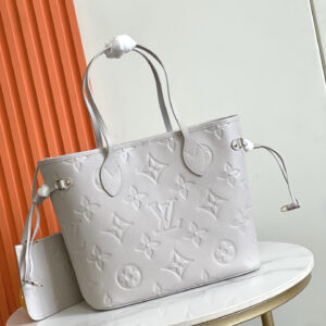 Louis Vuitton Neverfull MM Monogram Empreinte Leather Tote Bag
