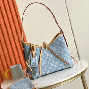 Louis Vuitton Carryall Small Bag in Monogram Denim