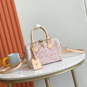 Louis Vuitton Speedy Bandouliere 20 Monogram Embleme Crossbody Bag