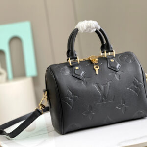 Louis Vuitton Speedy Bandouliere 25 Monogram Empreinte Leather Crossbody Bag