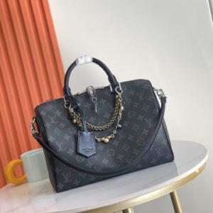 Speedy Soft 30 Handbag – Ski Collection, Monogram Eclipse Canvas