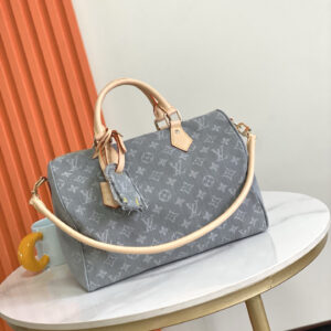 Speedy Soft 30 Monogram Denim Handbag