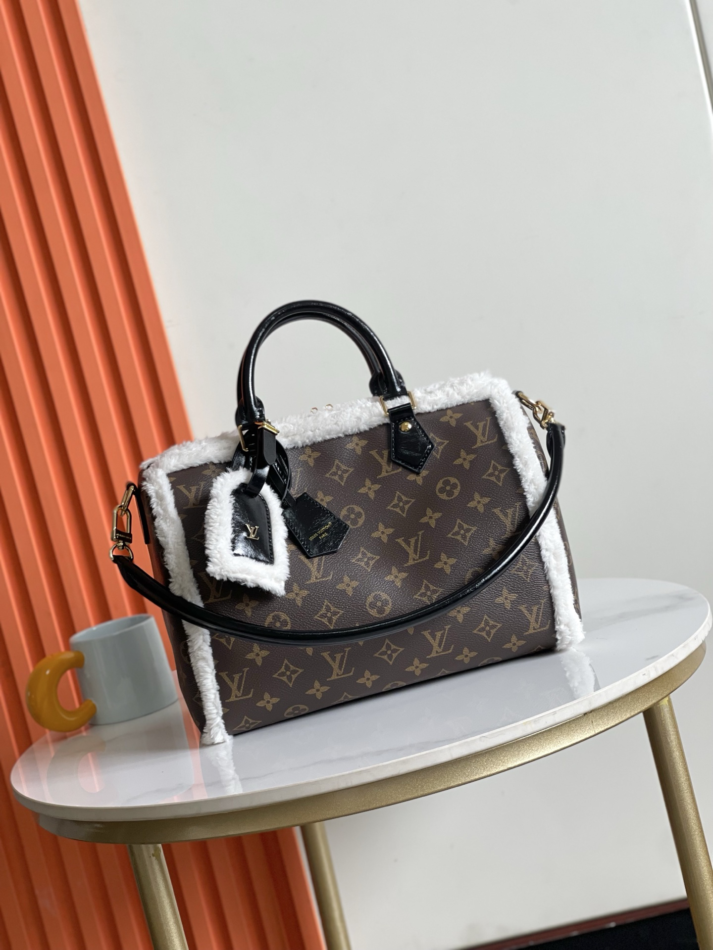 Louis Vuitton Speedy Soft 30 Teddy Handbag