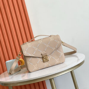 Louis Vuitton Pochette Métis Monogram Empreinte Leather Crossbody Bag