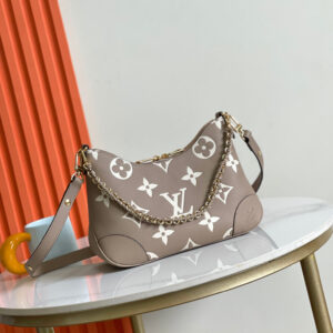 Boulogne Monogram Empreinte Leather Shoulder Bag